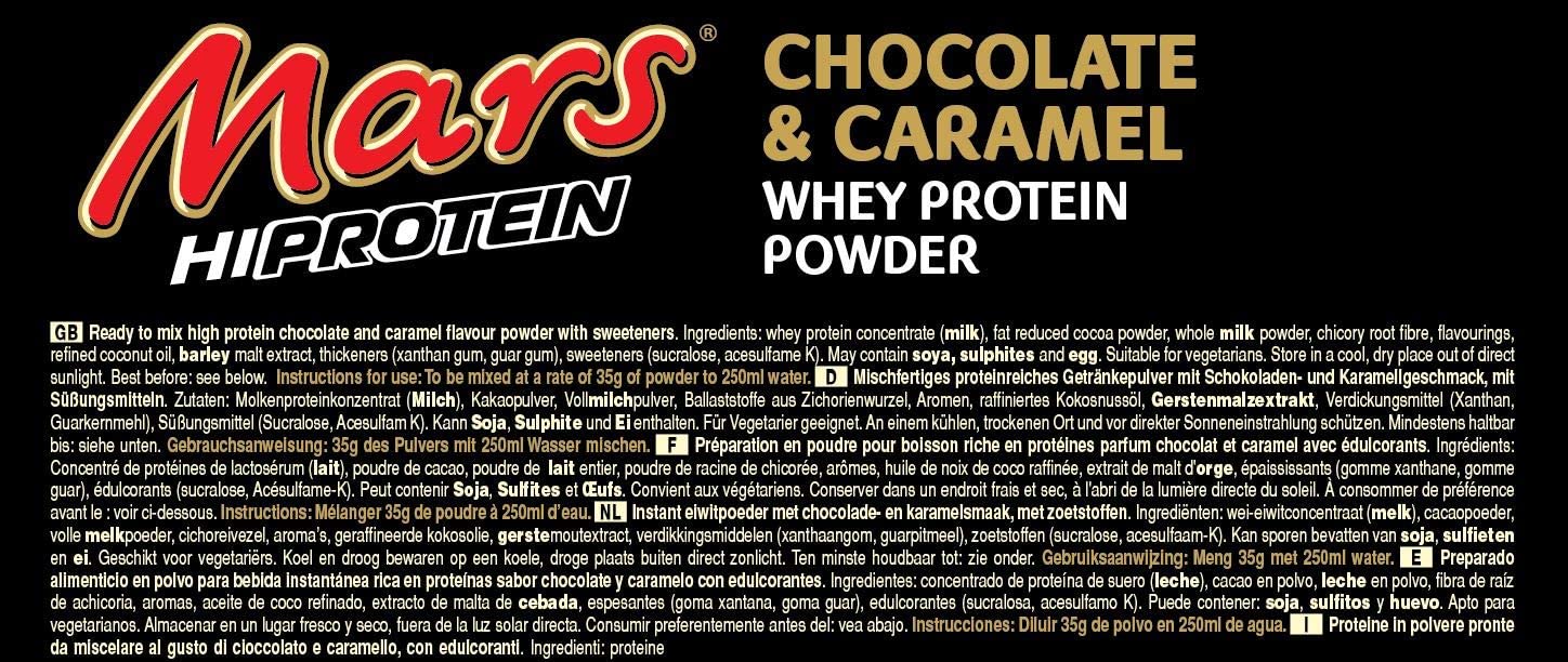 Mars OFFICIAL MARS™ Protein Powder 875g Chocolate Caramel | High-Quality Protein | MySupplementShop.co.uk