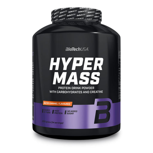 BioTechUSA Hyper Mass, Salted Caramel - 2270 grams | High-Quality Weight Gainers & Carbs | MySupplementShop.co.uk