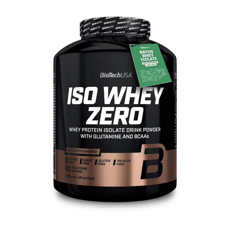 BioTechUSA Iso Whey Zero, Caffe Latte - 2270 grams | High-Quality Protein | MySupplementShop.co.uk