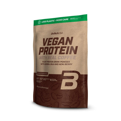 BioTechUSA Vegan Protein, Coffee - 500g | High-Quality Protein Blends | MySupplementShop.co.uk