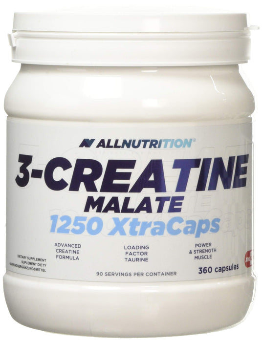 Allnutrition 3-Creatine Malate 1250 XtraCapsules 360 Capsules - Creatine Capsules at MySupplementShop by Allnutrition