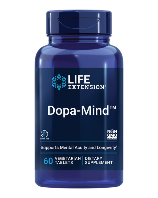 Life Extension Dopa-Mind - 60 vegetarian tabs | High-Quality Vitamins, Minerals & Supplements | MySupplementShop.co.uk