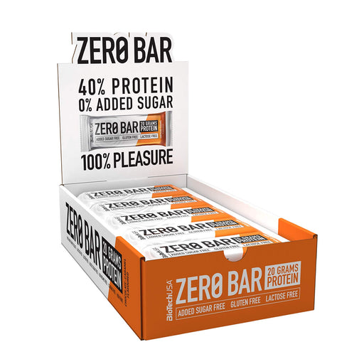 BioTechUSA Zero Bar, Chocolate-Caramel - 20 x 50g | High-Quality Health Foods | MySupplementShop.co.uk