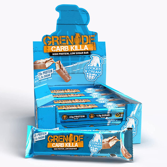 Grenade High Protein Low Sugar Bar 12 x 60g - Protein Bars at MySupplementShop by Grenade