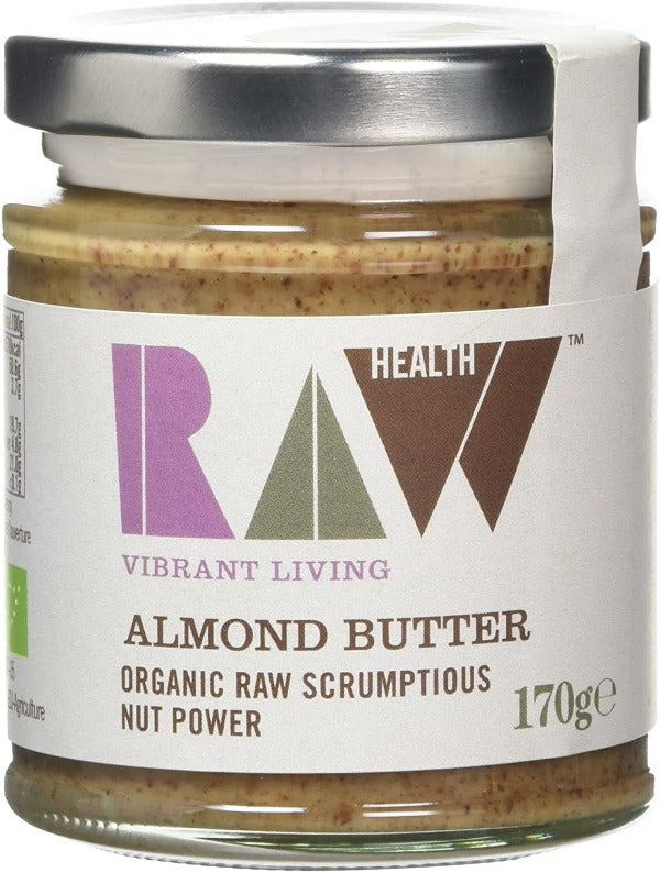 Raw Health Organic Almond Butter 170g | High-Quality Health Foods | MySupplementShop.co.uk