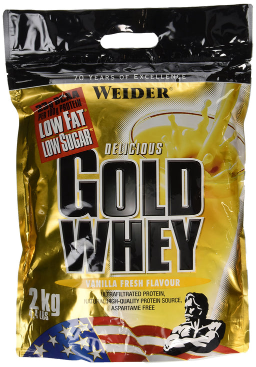 Weider Gold Whey, Vanilla Fresh - 2000 grams | High-Quality Protein | MySupplementShop.co.uk