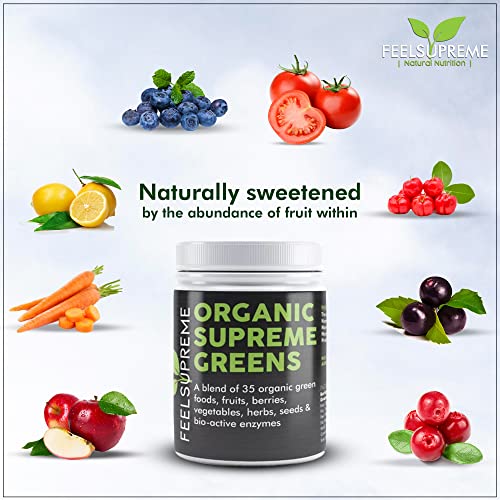 Feel Supreme Supreme Greens 300g - Sports Nutrition at MySupplementShop by Feel Supreme