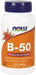 NOW Foods Vitamin B-50 - 100 tablets - Vitamins & Minerals at MySupplementShop by NOW Foods