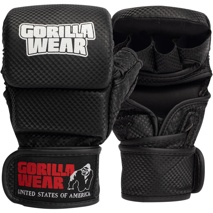 Gorilla Wear Ely MMA Sparring Gloves - Black/White - L/XL - Gloves at MySupplementShop by Gorilla Wear