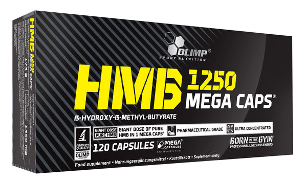 Olimp Nutrition HMB Mega Caps - 120 caps | High-Quality Amino Acids and BCAAs | MySupplementShop.co.uk