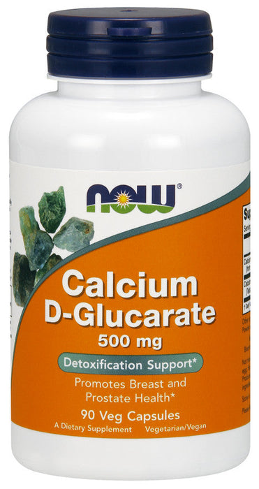 NOW Foods Calcium D-Glucarate, 500mg - 90 vcaps - Vitamins & Minerals at MySupplementShop by NOW Foods