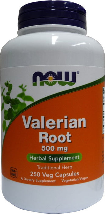 NOW Foods Valerian Root, 500mg - 250 vcaps - Health and Wellbeing at MySupplementShop by NOW Foods