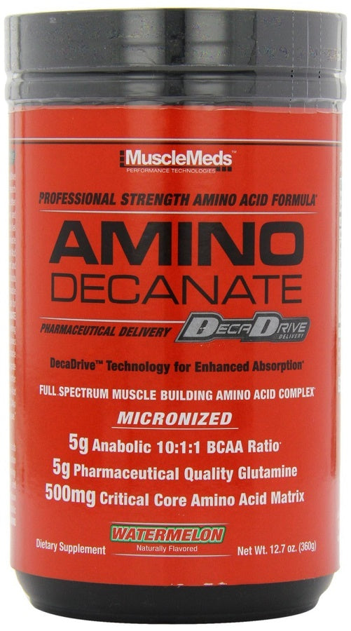 MuscleMeds Amino Decanate, Citrus Lime - 384 grams - Default Title - Amino Acids and BCAAs at MySupplementShop by Musclemeds