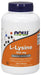 NOW Foods L-Lysine, 500mg - 250 tablets | High-Quality Amino Acids and BCAAs | MySupplementShop.co.uk