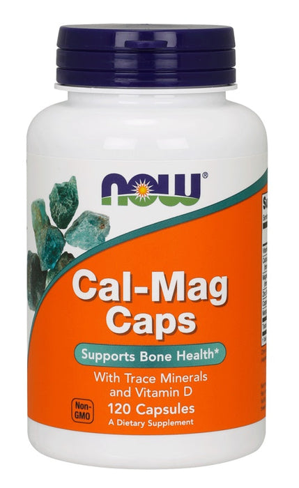 NOW Foods Cal-Mag Caps - 120 caps - Vitamins & Minerals at MySupplementShop by NOW Foods