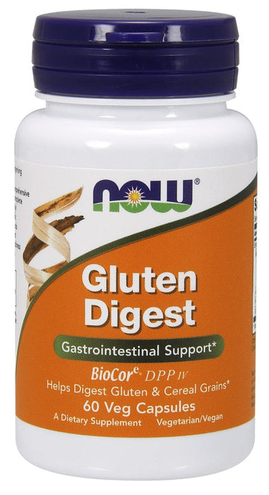 NOW Foods Gluten Digest - 60 vcaps - Special Formula at MySupplementShop by NOW Foods