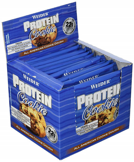 Weider Protein Cookie, All American Dough - 12 x 90g | High-Quality Health Foods | MySupplementShop.co.uk