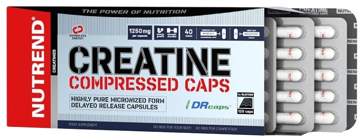 Nutrend Creatine Compressed Capsules 120 Capsules - Creatine Capsules at MySupplementShop by Nutrend