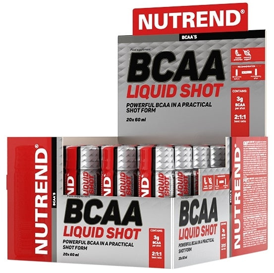 Nutrend BCAA Liquid Shot - 20 x 60 ml. | High-Quality Amino Acids and BCAAs | MySupplementShop.co.uk