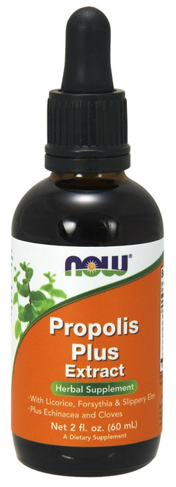 NOW Foods Propolis Plus Extract - 60 ml. - Health and Wellbeing at MySupplementShop by NOW Foods