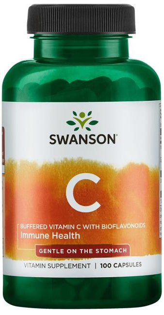 Swanson Buffered Vitamin C with Bioflavonoids - 100 caps - Vitamins & Minerals at MySupplementShop by Swanson