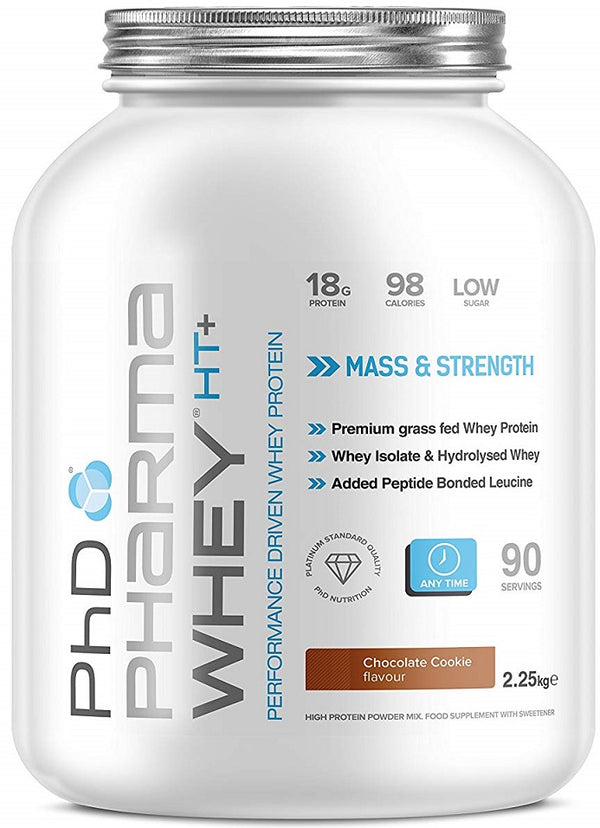 PhD Pharma Whey HT+, Vanilla Creme - 2250 grams | High-Quality Protein | MySupplementShop.co.uk