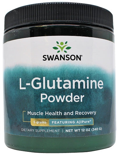 Swanson AjiPure L-Glutamine Powder - 340g - L-Glutamine, Glutamine at MySupplementShop by Swanson