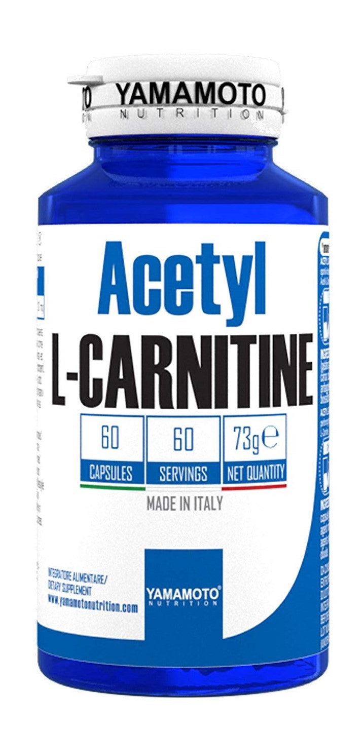 Yamamoto Nutrition Acetyl L-carnitine, 1000mg - 60 caps | High-Quality Slimming and Weight Management | MySupplementShop.co.uk