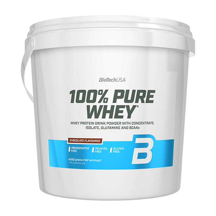 BioTechUSA 100% Pure Whey, Bourbon Vanilla - 4000 grams - Default Title - Protein at MySupplementShop by BioTechUSA