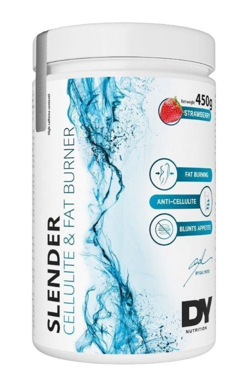 Dorian Yates Slender Cellulite & Fat Burner, Strawberry - 450 grams | High-Quality Slimming and Weight Management | MySupplementShop.co.uk