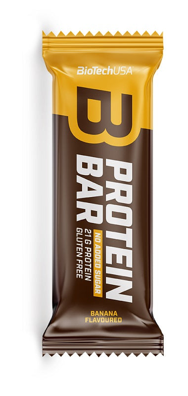 BioTechUSA Protein Bar, Banana - 16 x 70g | High-Quality Health Foods | MySupplementShop.co.uk