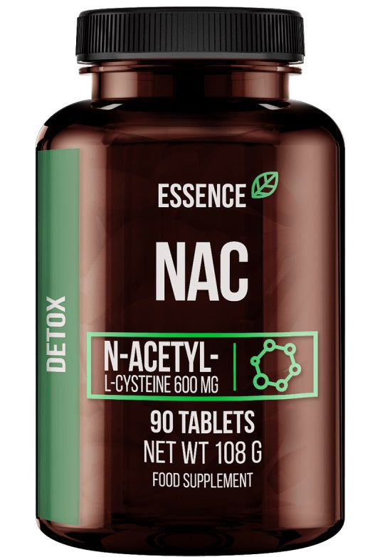 Essence Nutrition NAC 600 - 90 tablets | High-Quality Health and Wellbeing | MySupplementShop.co.uk