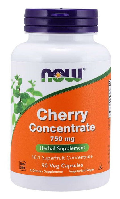 NOW Foods Cherry Concentrate, 750mg - 90 vcaps - Health and Wellbeing at MySupplementShop by NOW Foods