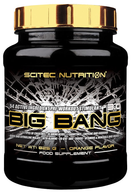 SciTec Big Bang 3.0, Mango - 825 grams | High-Quality Nitric Oxide Boosters | MySupplementShop.co.uk