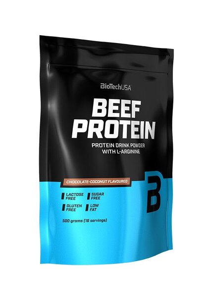 BioTechUSA Beef Protein, Vanilla Cinnamon - 500 grams | High-Quality Protein | MySupplementShop.co.uk