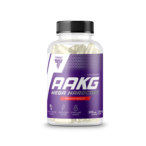 Trec Nutrition AAKG Mega Hardcore, Caps - 120 caps | High-Quality Nitric Oxide Boosters | MySupplementShop.co.uk