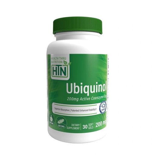 Health Thru Nutrition Ubiquinol, 200mg - 30 softgels | High-Quality Sports Supplements | MySupplementShop.co.uk