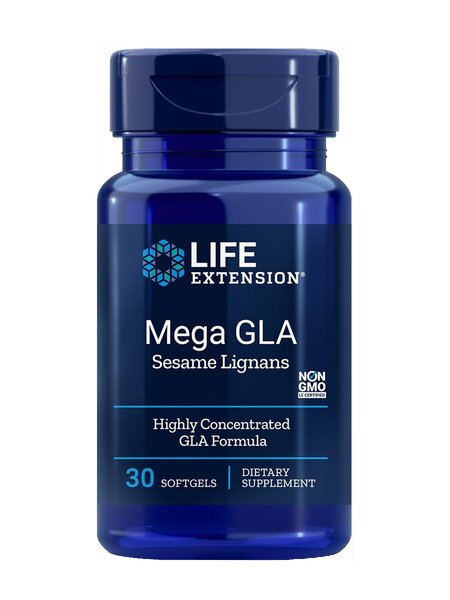 Life Extension Mega GLA with Sesame Lignans - 30 softgels | High-Quality Omegas, EFAs, CLA, Oils | MySupplementShop.co.uk