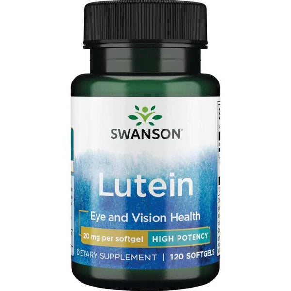 Swanson Lutein, 20mg - 120 softgels | High-Quality Sports Supplements | MySupplementShop.co.uk