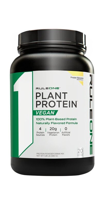 Rule One Plant Protein, Frozen Banana - 570g | High-Quality Sports Supplements | MySupplementShop.co.uk