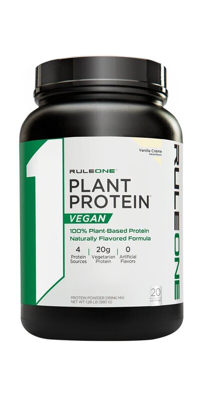 Rule One Plant Protein, Vanilla Creme - 580g | High-Quality Multiminerals | MySupplementShop.co.uk