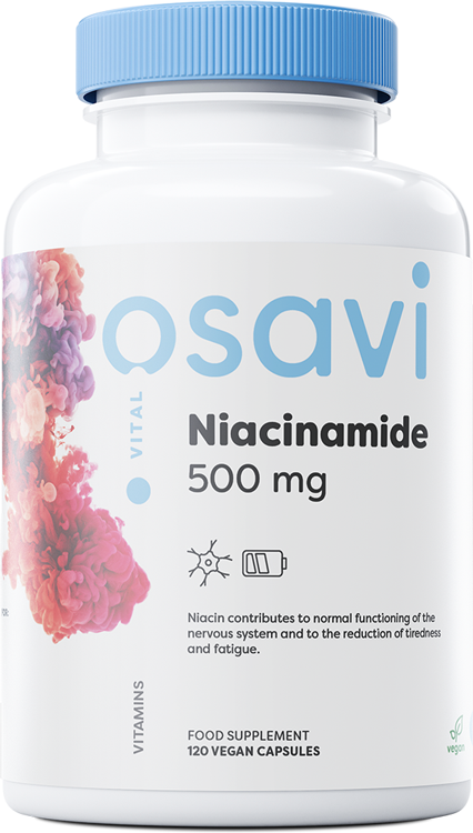 Osavi Niacinamide, 500mg - 120 vegan caps - Supplements for Women at MySupplementShop by Osavi