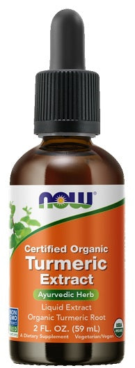 NOW Foods Turmeric Extract Liquid, Organic - 59 ml. - Health and Wellbeing at MySupplementShop by NOW Foods