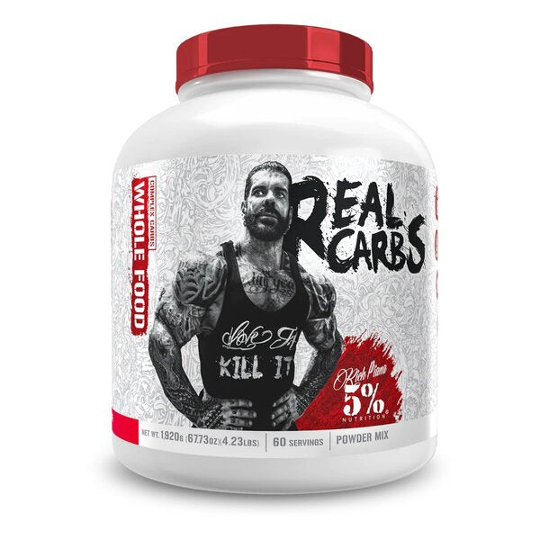 5% Nutrition Real Carbs - Legendary Series, Strawberry Short Cake - 1920 grams | High-Quality Weight Gainers & Carbs | MySupplementShop.co.uk