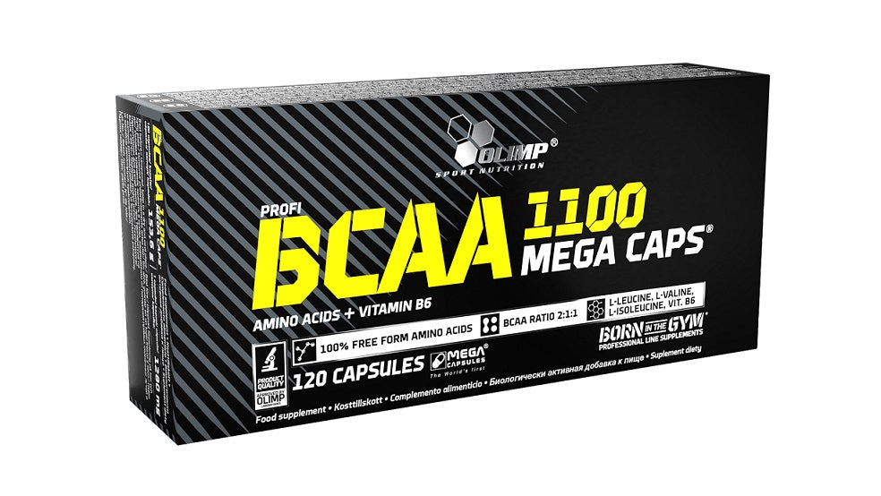 Olimp Nutrition BCAA 1100 Mega Caps - 120 caps - Default Title - Amino Acids and BCAAs at MySupplementShop by Olimp Nutrition