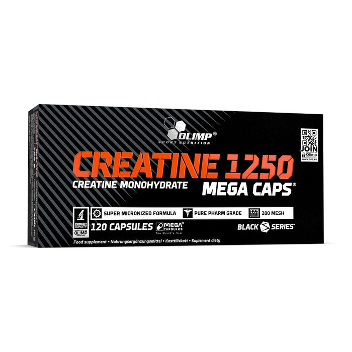 Olimp Nutrition Creatine 1250 Mega Capsules 120 Capsules - Creatine Capsules at MySupplementShop by Olimp Nutrition