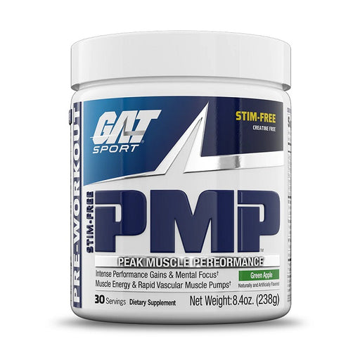 GAT PMP Stim-Free, Green Apple - 238 grams | High-Quality Pre & Post Workout | MySupplementShop.co.uk