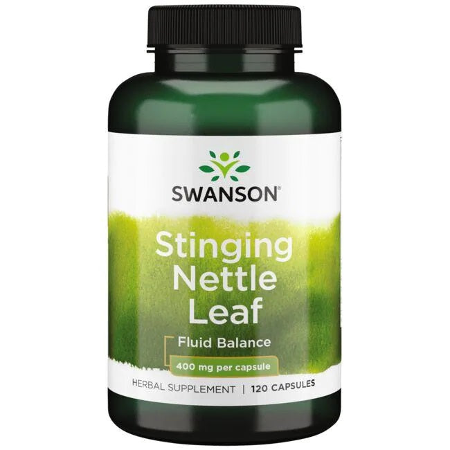 Swanson Stinging Nettle Leaf, 400mg - 120 caps - Health and Wellbeing at MySupplementShop by Swanson