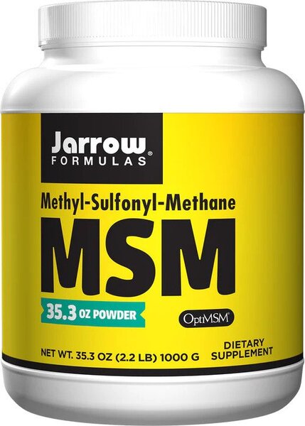 Jarrow Formulas MSM (Methyl-Sulfonyl-Methane), Powder - 1000g | High-Quality Joint Support | MySupplementShop.co.uk