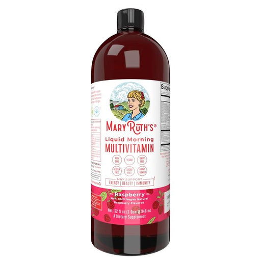 MaryRuth Organics Liquid Morning Multivitamin, Raspberry - 450 ml. | High-Quality Sports Supplements | MySupplementShop.co.uk